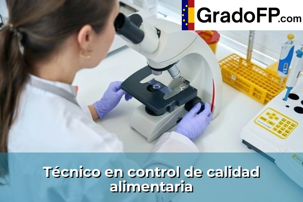 Técnico en control de calidad alimentaria