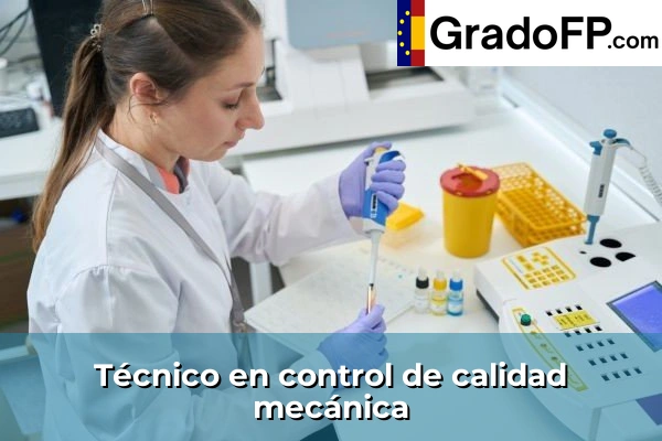 Técnico en control de calidad mecánica